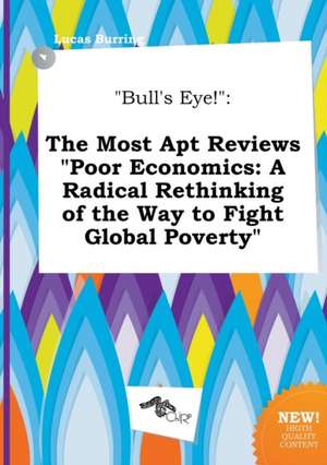 Bull's Eye!: The Most Apt Reviews Poor Economics: A Radical Rethinking of the Way to Fight Global Poverty de Lucas Burring