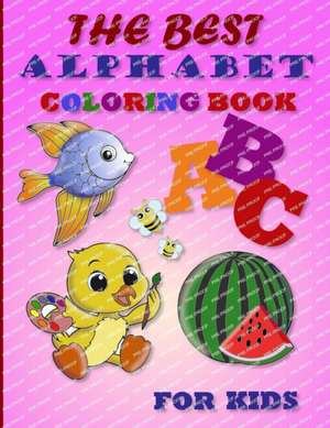 The best alphabet coloring book for kids de Tali Mitchell