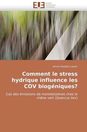 Comment Le Stress Hydrique Influence Les Cov Biogeniques?: Uma Analise Semiotica E Seu Legado Na Cultura Do Videoclipe. de Anne-Violette Lavoir