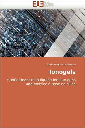 Ionogels de Marie-Alexandra Neouze