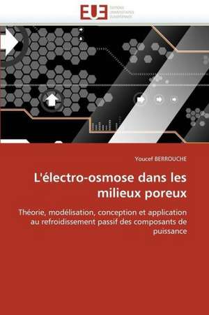 L'Electro-Osmose Dans Les Milieux Poreux de Berrouche Youcef