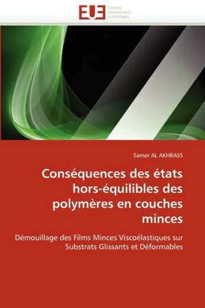 Conséquences des états hors-équilibles des polymères en couches minces de Samer AL AKHRASS