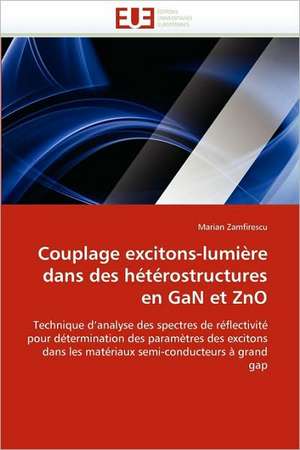 Couplage excitons-lumière dans des hétérostructures en GaN et ZnO de Marian Zamfirescu