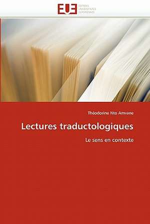 Lectures traductologiques de Théodorine Nto Amvane