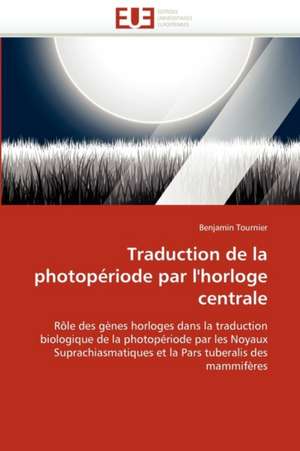 Traduction de La Photoperiode Par L'Horloge Centrale: Une Evaluation Du Modele Riskmetrics de Benjamin Tournier