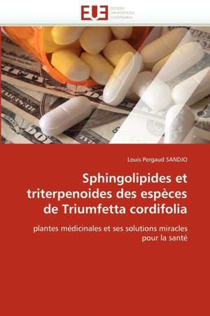 Sphingolipides Et Triterpenoides Des Especes de Triumfetta Cordifolia: Une Evaluation Du Modele Riskmetrics de Louis Pergaud SANDJO