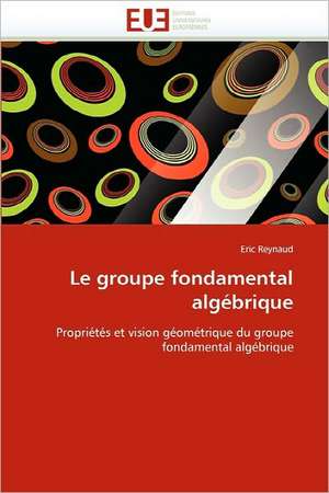 Le groupe fondamental algébrique de Eric Reynaud