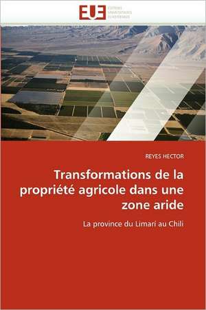 Transformations de la propriété agricole dans une zone aride de REYES HECTOR