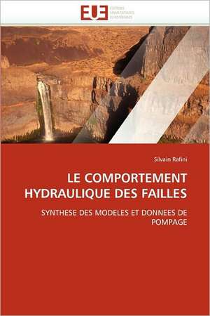 Le Comportement Hydraulique Des Failles: de La Difference Entre Les Qualites Premieres Et Secondes de Silvain Rafini