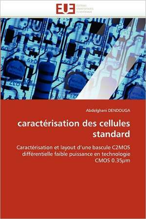 caractérisation des cellules standard de Abdelghani DENDOUGA