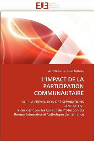 L''Impact de La Participation Communautaire de AKOUN Cousso Reine Nathalie