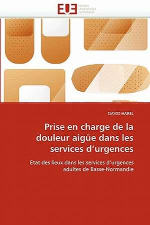 Prise en charge de la douleur aigüe dans les services d'urgences de David Harel