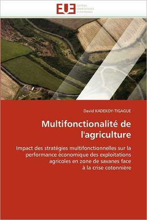 Multifonctionalité de l''agriculture de David Kadekoy-Tigague