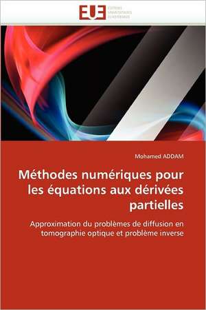 Méthodes numériques pour les équations aux dérivées partielles de Mohamed Addam