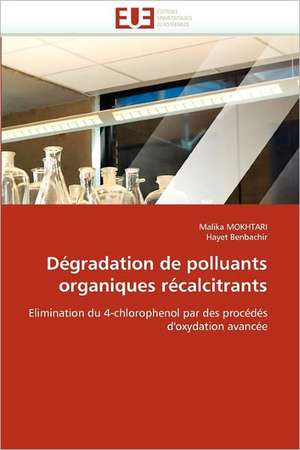 Dégradation de polluants organiques récalcitrants de Malika Mokhtari