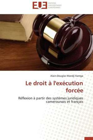 Le Droit A L'Execution Forcee: Figures Du Francais Et Du Noir Dans La Litterature de Alain-Douglas Wandji Kamga