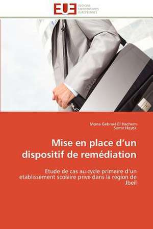 Mise En Place D Un Dispositif de Remediation