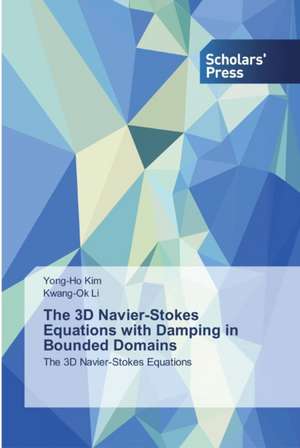 The 3D Navier-Stokes Equations with Damping in Bounded Domains de Yong-Ho Kim