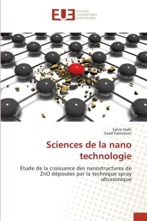 Sciences de la nano technologie de Salim Hafri