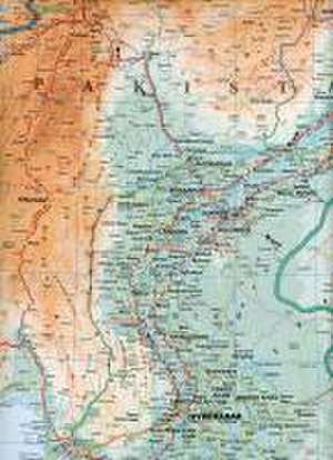 Pakistan Geographical Map 1 : 2 000 000