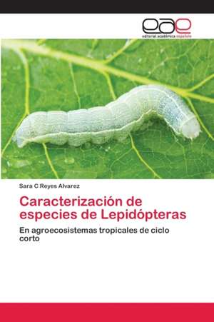 Caracterización de especies de Lepidópteras de Sara C Reyes Alvarez