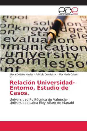 Relación Universidad-Entorno de Alexa Cedeño Macías