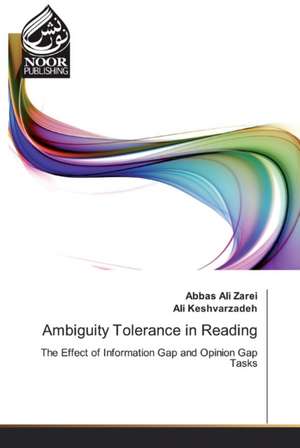 Ambiguity Tolerance in Reading de Abbas Ali Zarei