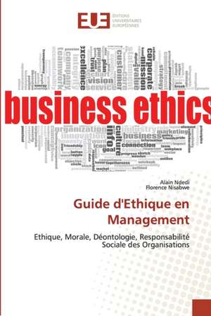 Guide d'Ethique en Management de Alain Ndedi