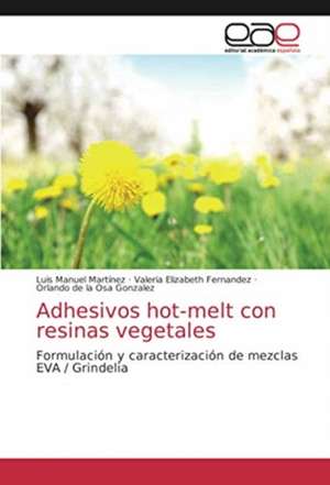 Adhesivos hot-melt con resinas vegetales de Luis Manuel Martínez