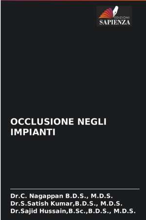 OCCLUSIONE NEGLI IMPIANTI de M. D. S. B. D. S.