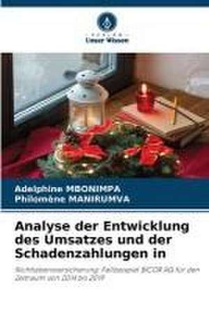 Analyse der Entwicklung des Umsatzes und der Schadenzahlungen in de Adelphine Mbonimpa