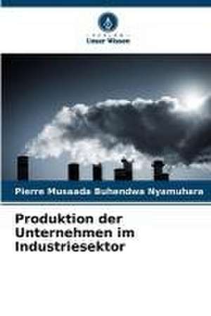 Produktion der Unternehmen im Industriesektor de Pierre Musaada Buhendwa Nyamuhara