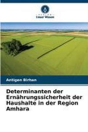 Determinanten der Ernährungssicherheit der Haushalte in der Region Amhara de Antigen Birhan