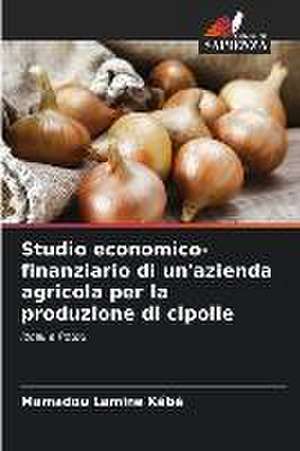 Studio economico-finanziario di un'azienda agricola per la produzione di cipolle de Mamadou Lamine Kébé