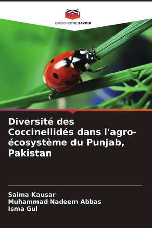 Diversité des Coccinellidés dans l'agro-écosystème du Punjab, Pakistan de Saima Kausar