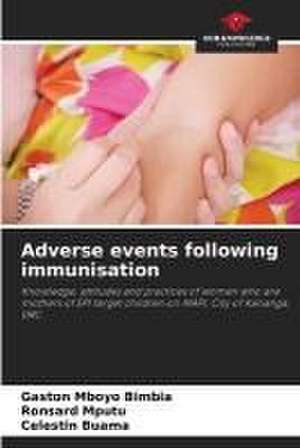 Adverse events following immunisation de Gaston Mboyo Bimbia