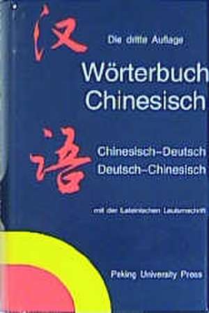 Wörterbuch Chinesisch. Chinesisch - Deutsch / Deutsch - Chinesisch de Zhao Tangshou