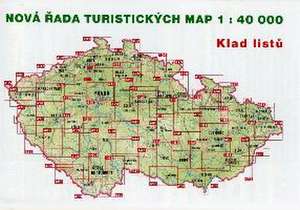 Wanderkarte Tschechien Breclavsko Hodoninsko 1 : 40 000