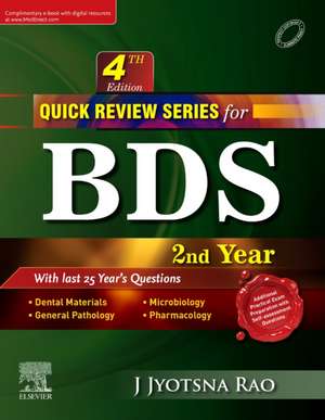 QRS for BDS II Year de Jyotsna Rao