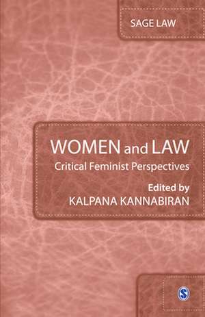 Women and Law: Critical Feminist Perspectives de Kalpana Kannabiran