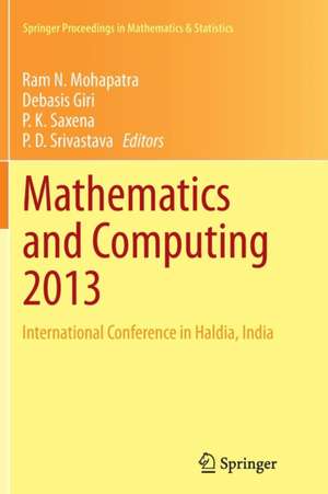 Mathematics and Computing 2013 de Ram N Mohapatra