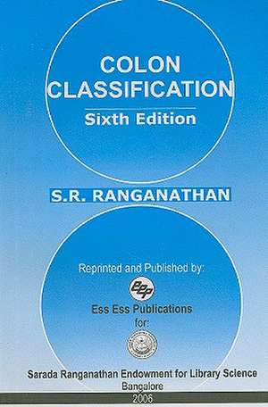 Colon Classification: Basic Classification de S. R. Ranganathan