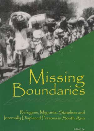 Missing Boundaries: Refugees, Migrants, Stateless & Internally Displaced Persons in South Asia de P R Chari