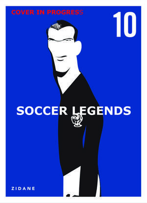 Soccer Legends: 20 Postcards Book de Jorge Arévalo