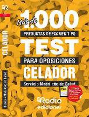 Celador del SERMAS. Más de 1.000 preguntas de examen tipo test.