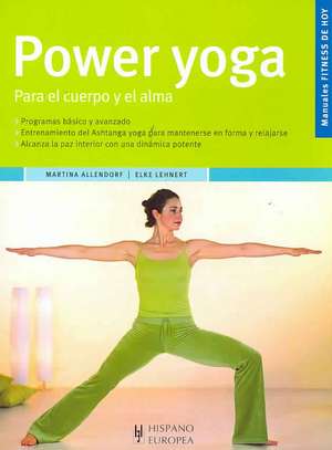 Power yoga de Martina Allendorf