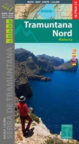 Mallorca -Tramuntana Norte GR11 map and hiking guide