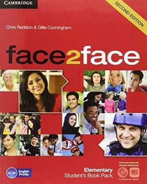 face2face for Spanish Speakers Elementary Student's Pack(Student's Book with DVD-ROM, Spanish Speakers Handbook with Audio CD,Online Workbook) de Chris Redston