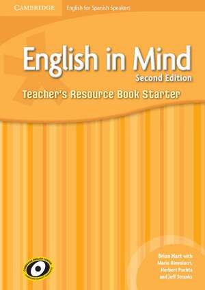 English in Mind for Spanish Speakers Starter Level Teacher's Resource Book with Class Audio CDs (3) de Brian Hart