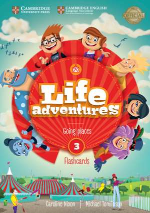 Life Adventures Level 3 Flashcards: Going Places de Caroline Nixon